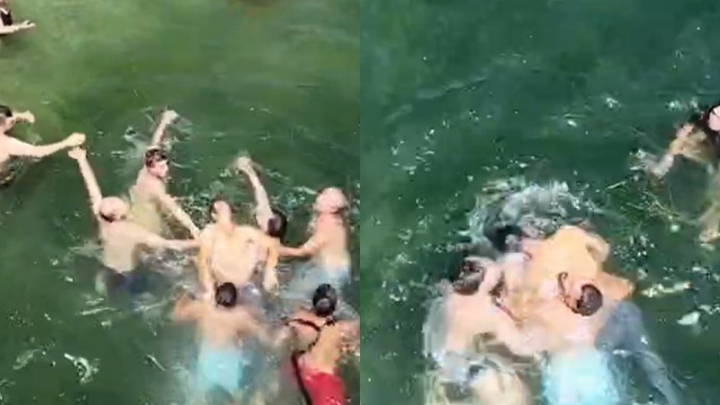 Denizde ölümle burun buruna geldi! Dron sayesinde kurtarıldı