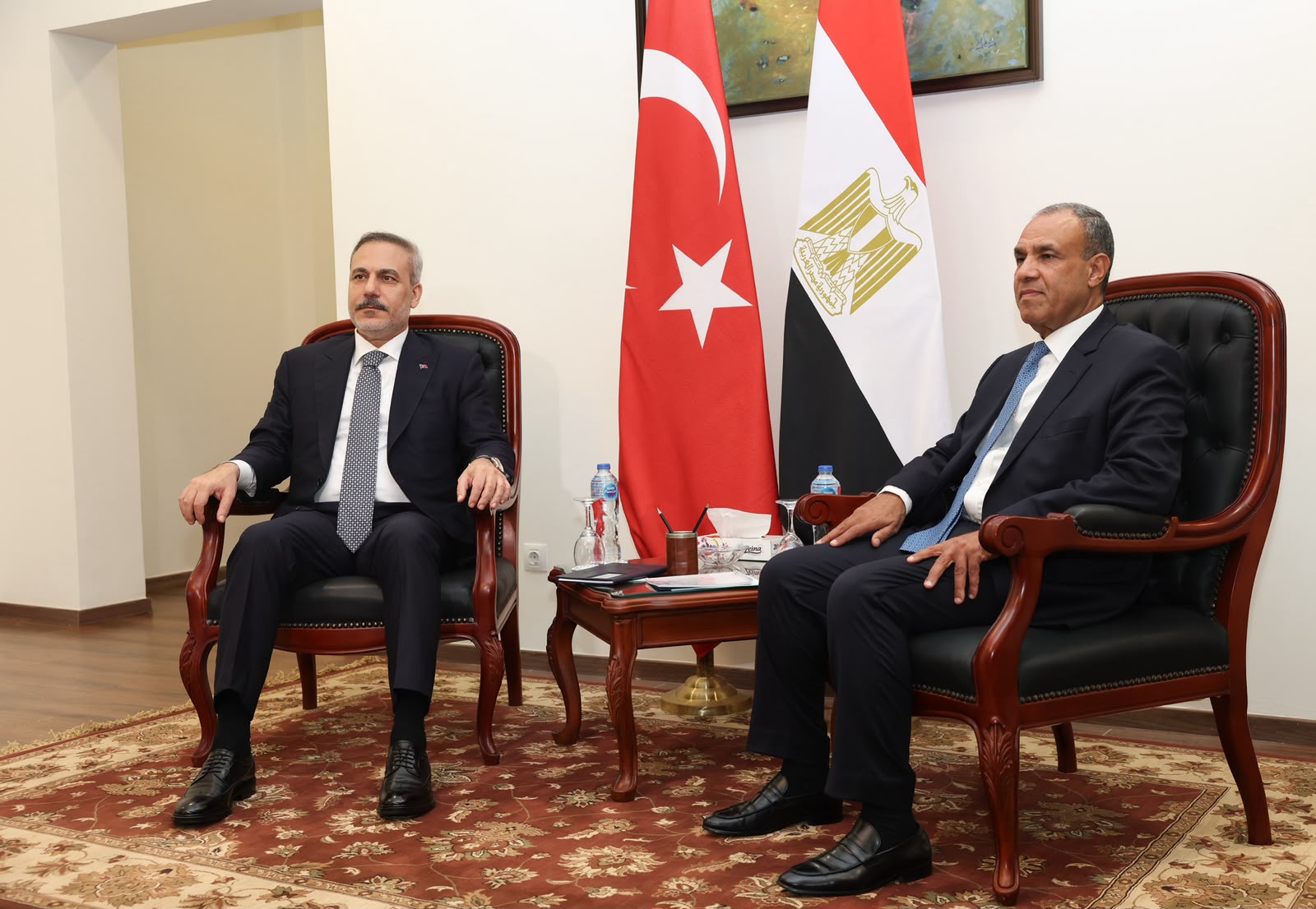 Dışişleri Bakanı Fidan Mısır Dışişleri, Göç ve Yurtdışı Mısırlılar Bakanı Abdülati