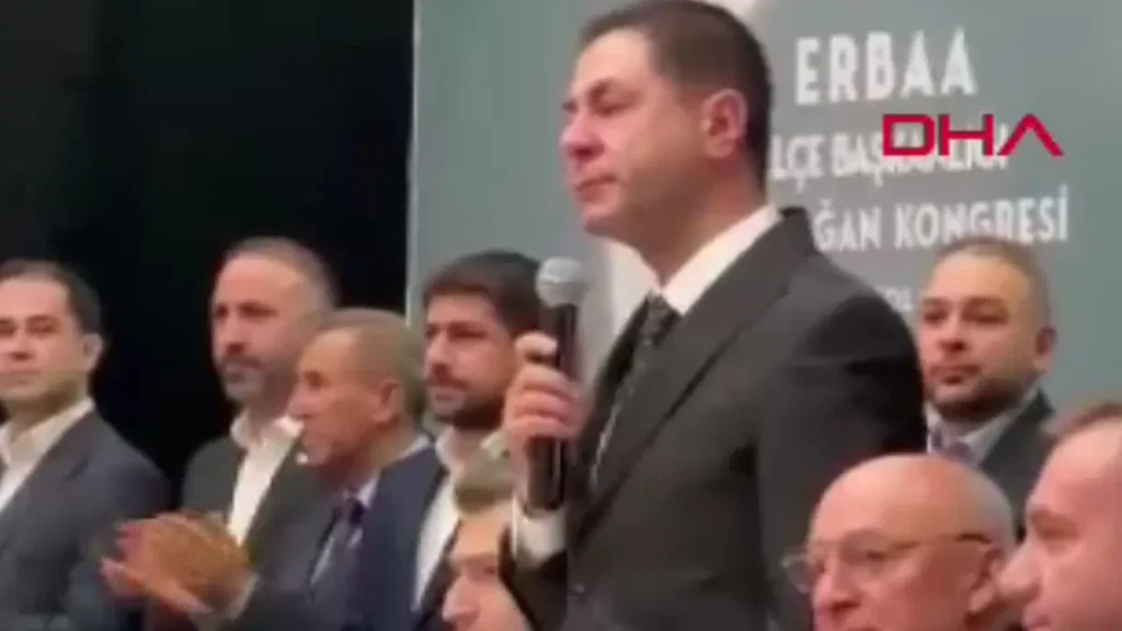 MHP’li Bulut gözyaşlarıyla söyledi: ‘İlçe başkanına kızın ama üç hilale kızmayın’